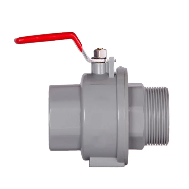 Walter PVC Ball Stainless Seel Top Quality General Application Hand Operated Handle Anodizing Ball Valve Export From Vietnam