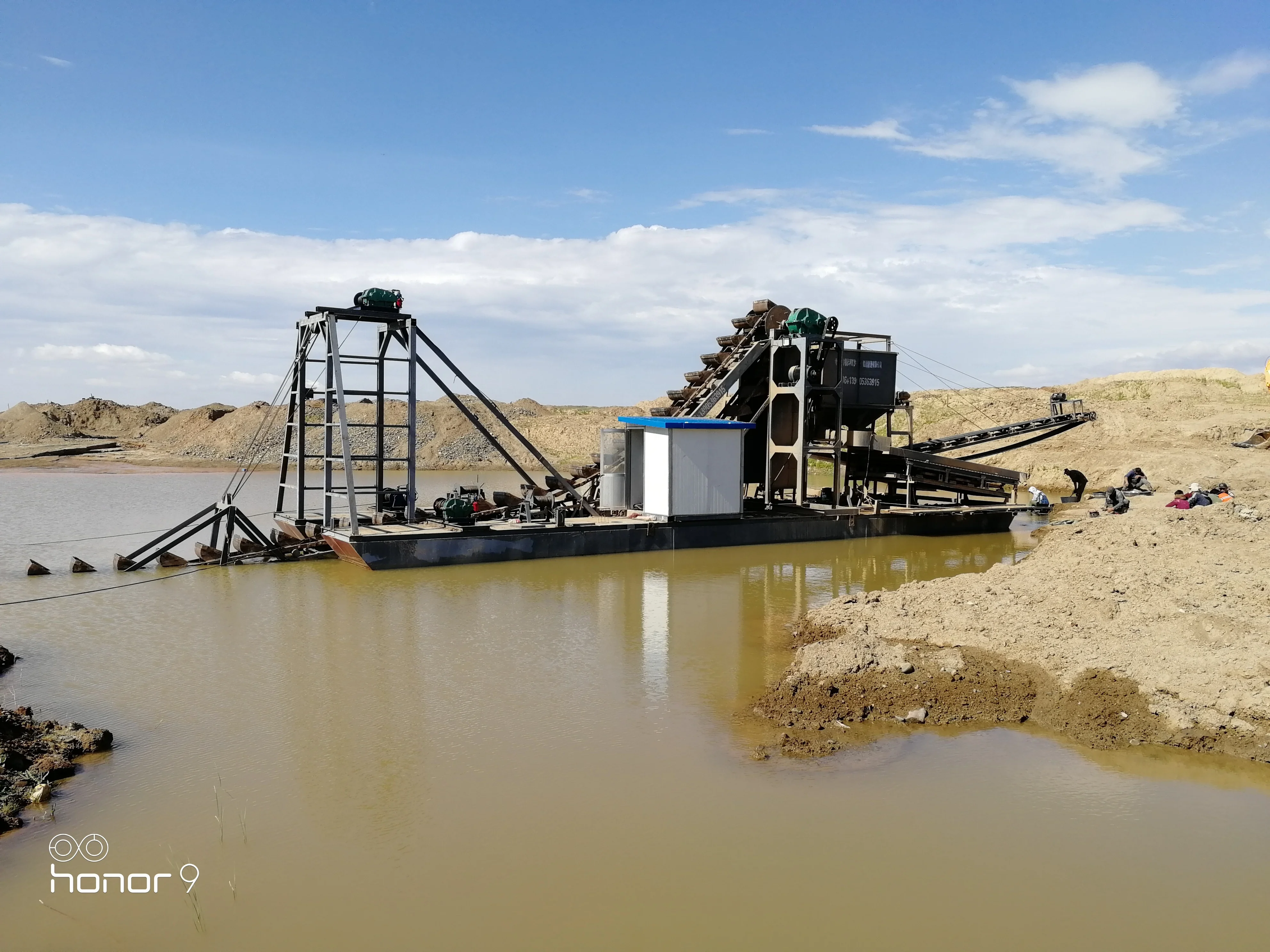 200m3/h, dredge depth 35m, Bucket Chain Sand Dredger Sales Price