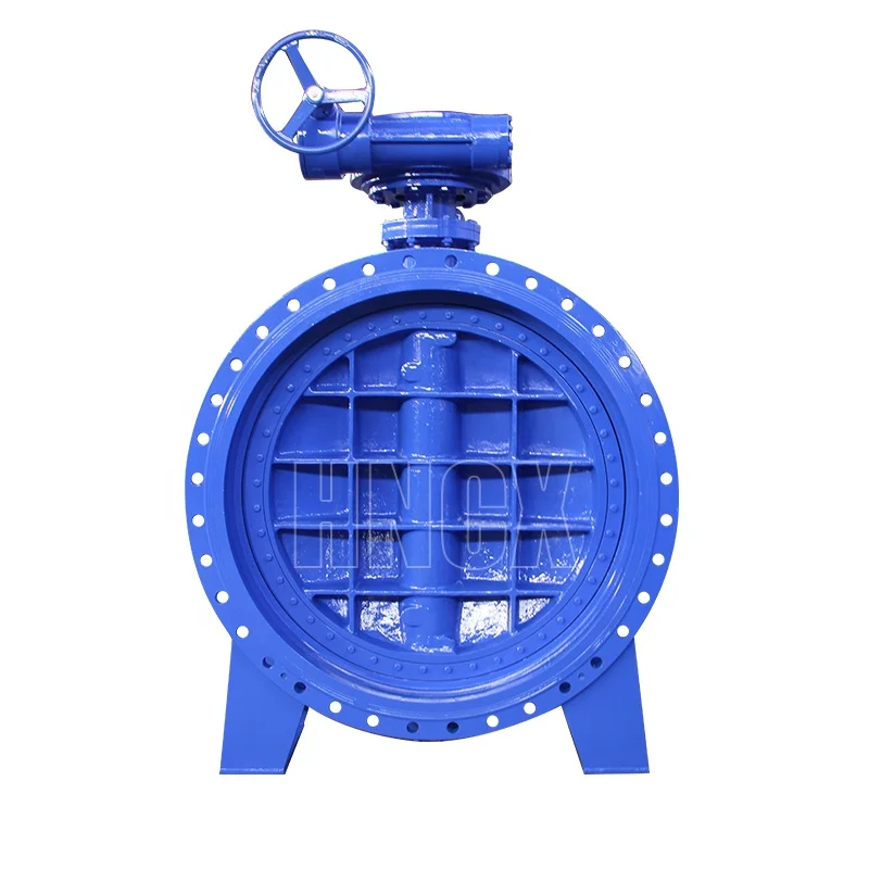 High-performance heat pipe network circulating water system three eccentric hard seal butterfly valve electric butterfly valves