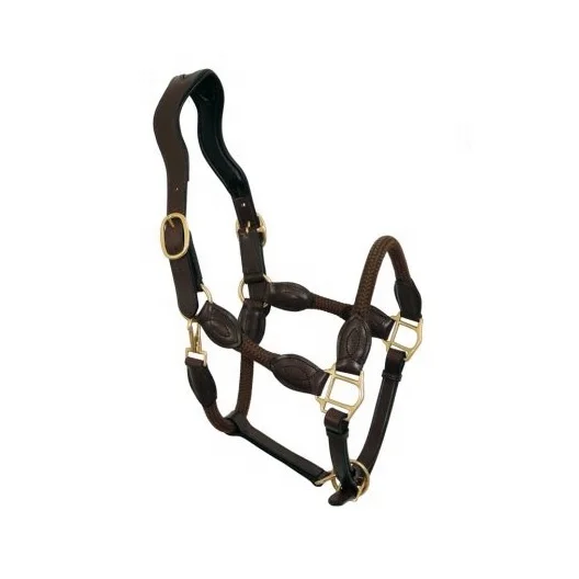Pure Real Leather Anatomic Horse Halters for Sale Genuine Halter Design Headpiece