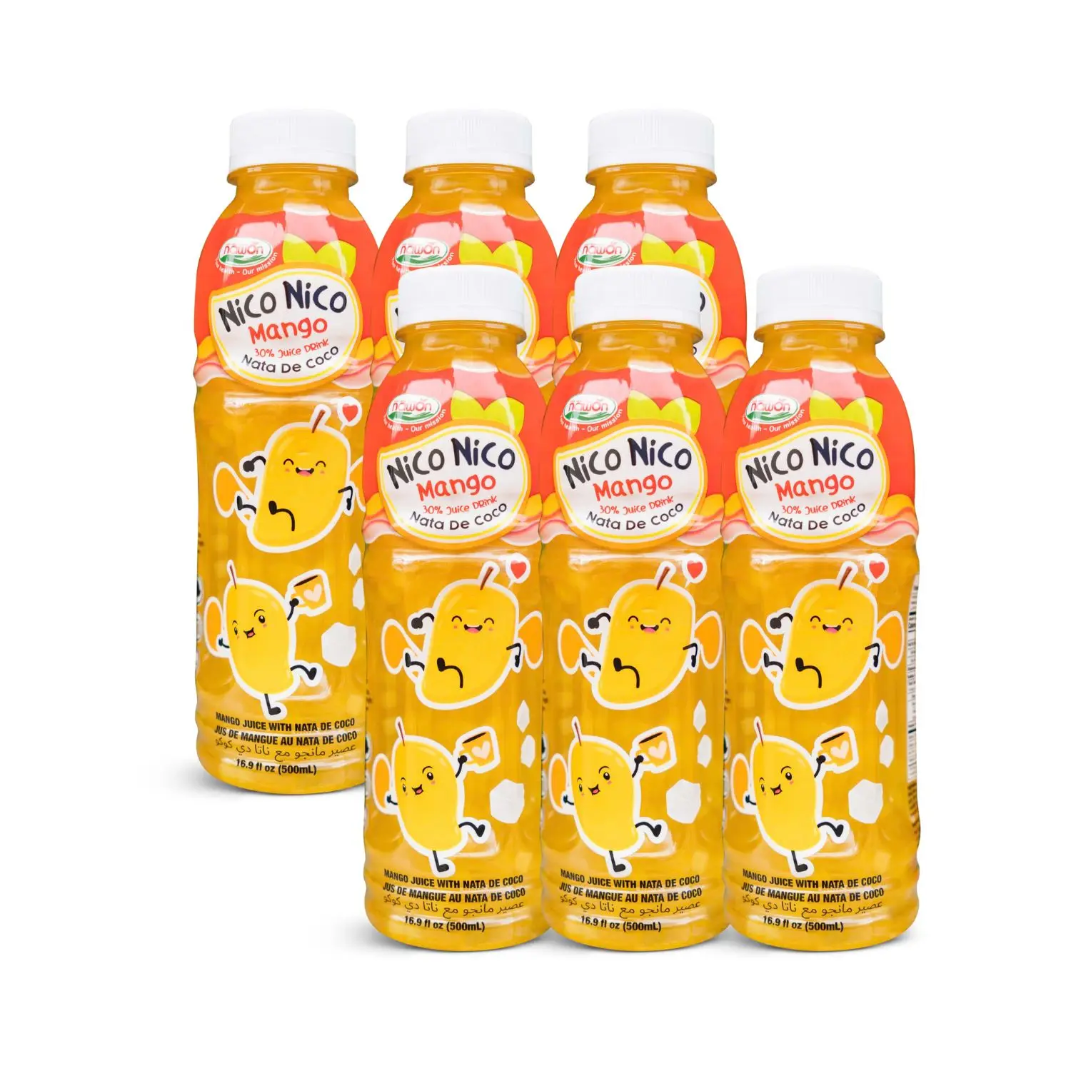 Сок манго с напитком Nata De Coco в бутылках 500 мл Nico Jelly suice безалкогольные напитки Здоровые вьетнамский производитель