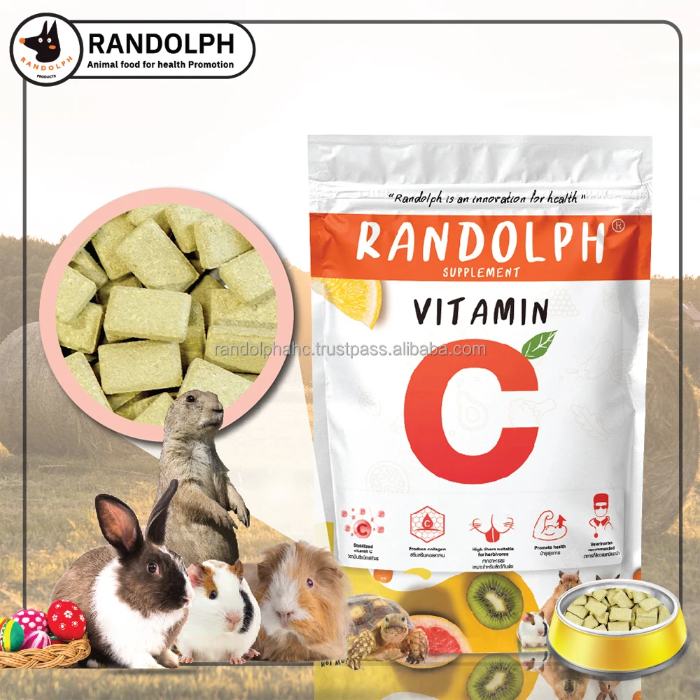 Randolph Treats for Herbivores Vitamin C Supplements for Cavy or Guiney Pigs, Chinchillas, and Prairie Dogs Manufacturer from TH