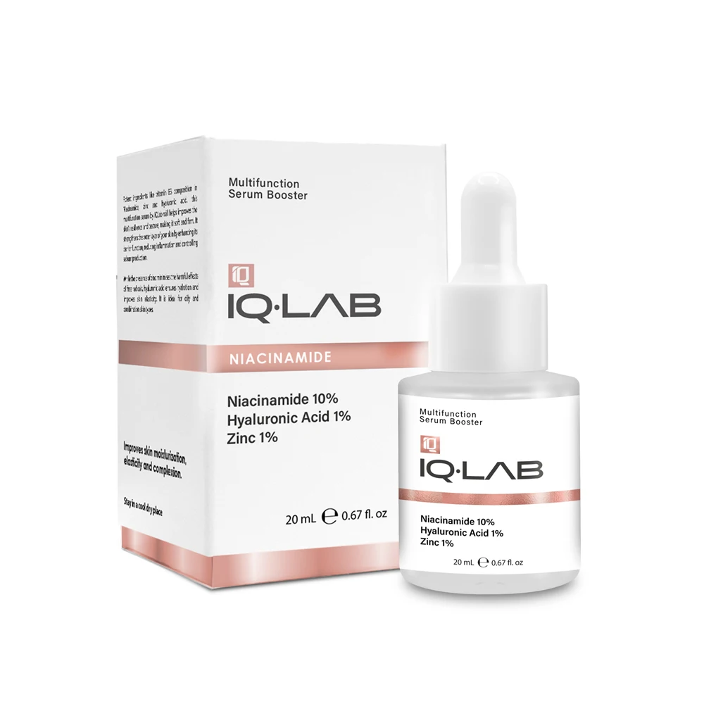 OEM Serum IQLab Organic 20ml Niacinamide Serum Booster Multifunctional Skin Care