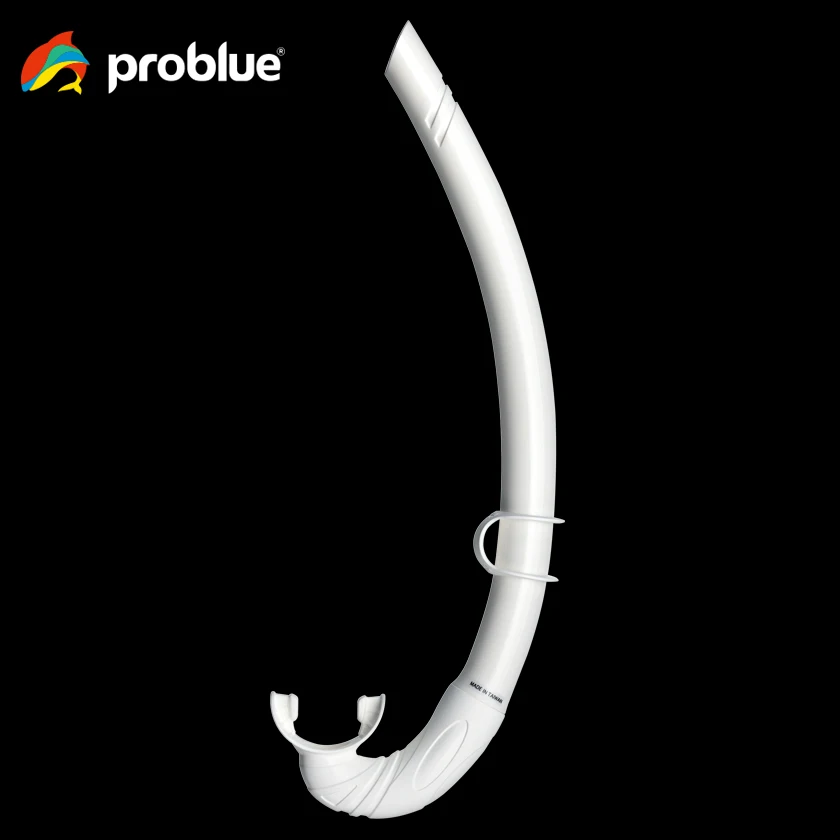 problue SN-1089W J-type TPE material lightweight snorkels freediving