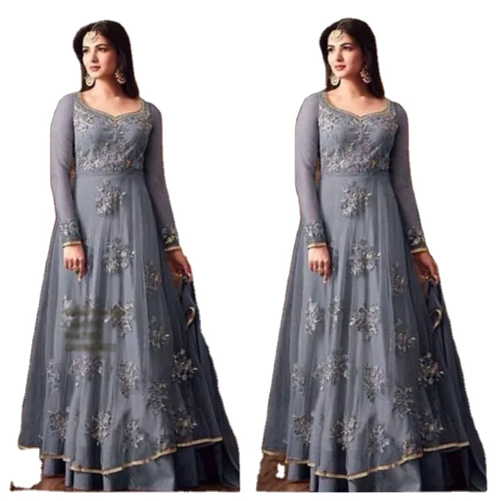 Latest  Wholesale Pakistani embroidered women wedding wears customized color size best stitching quality