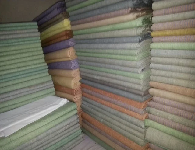 100% pure Linen High quality fabric with various GSM suitable for garment, apparel, home furnishing & interior decoration