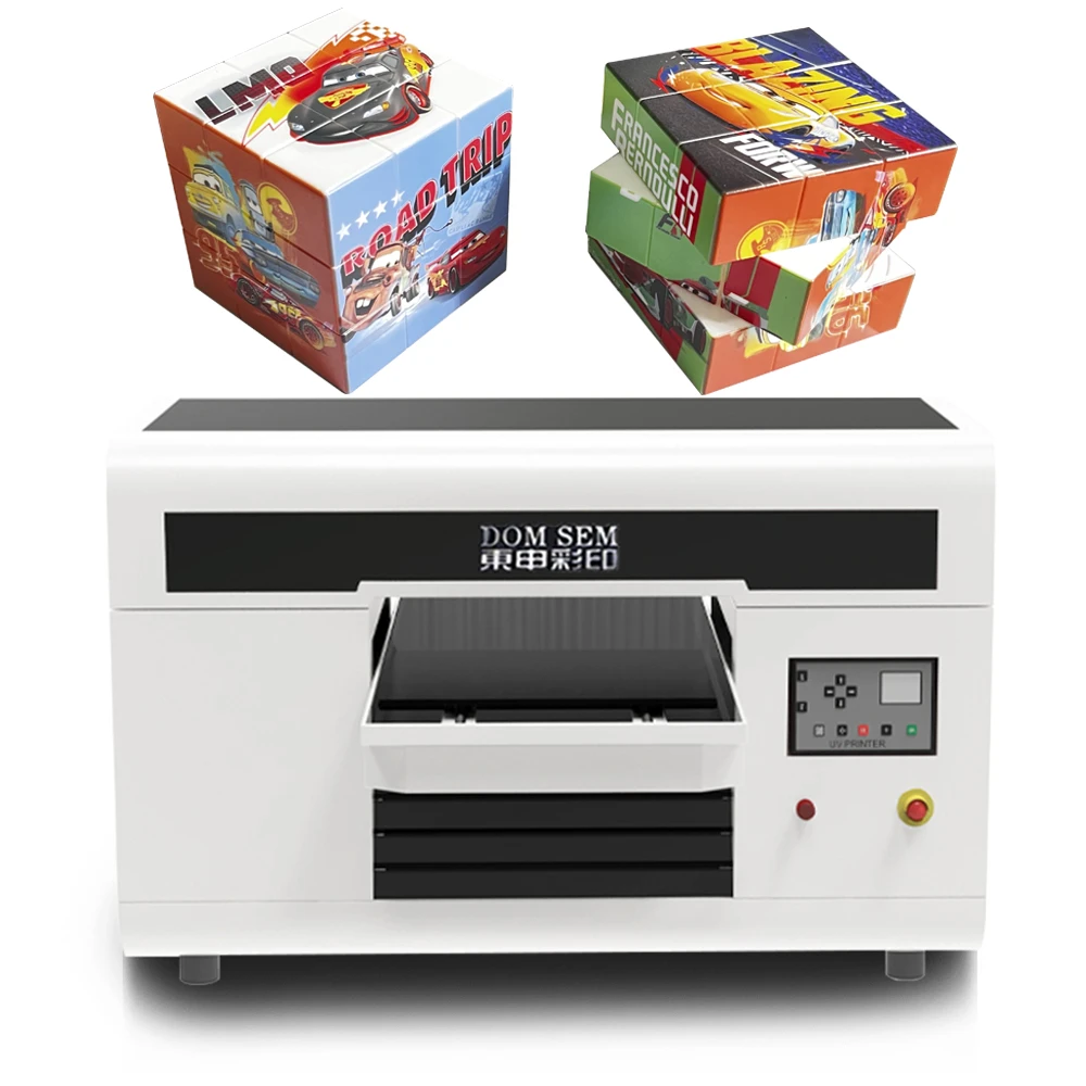 DOMSEM 3360 UV Printer Epson TX800 Printhead paper photo printer impresora dtf for Mobile phone case Water cup Card