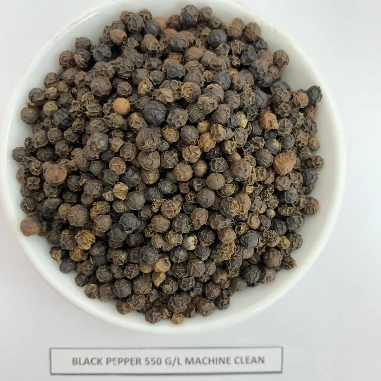Vietnam Supplier Wholesale 550G/L Machine Cleaned Seasoning Black Pepper Whole Spice Dried Powder Cheap Price +84 368 591 192