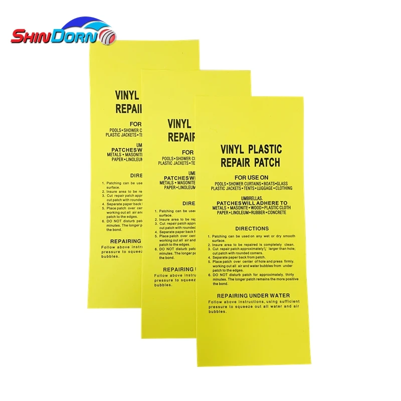 Factory Direct Inflatable Boat Repair Kit Vinyl Repair Patch to Fix Rips and Tears