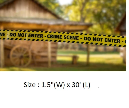 CRIME SCENE TAPE Novelty Jokes Prank toys decoration tape party High quality Novelty Jokes CE BSCI