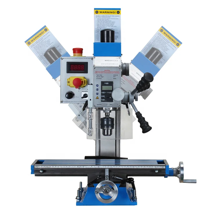 WMD16V precision variable speed mini bench drill press  mini metal wood drilling milling machine