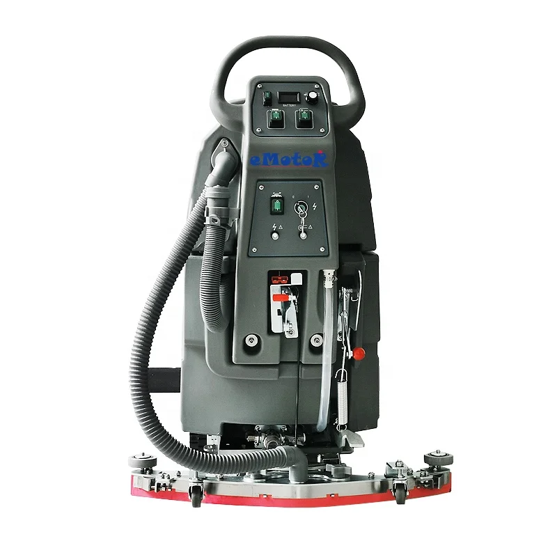 Professional wet and dry industrial walk behind floor scrubber  cordless cleaning equipment