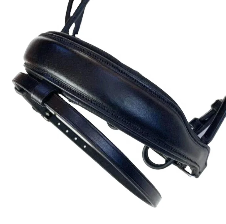 High Quality Indian Leather Dressage Bridle Custom Logo Equestrian Horse Racing Western Bridle PC Model Available Sale Price