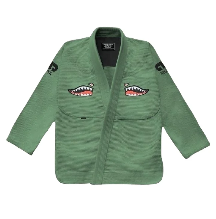 CUSTOM New Model Brazilian JIU JITSU GI / CUSTOM  BJJ KIMONO / Custom  Contrast Grey Color and  Stitching  Color JIU JITSU GI