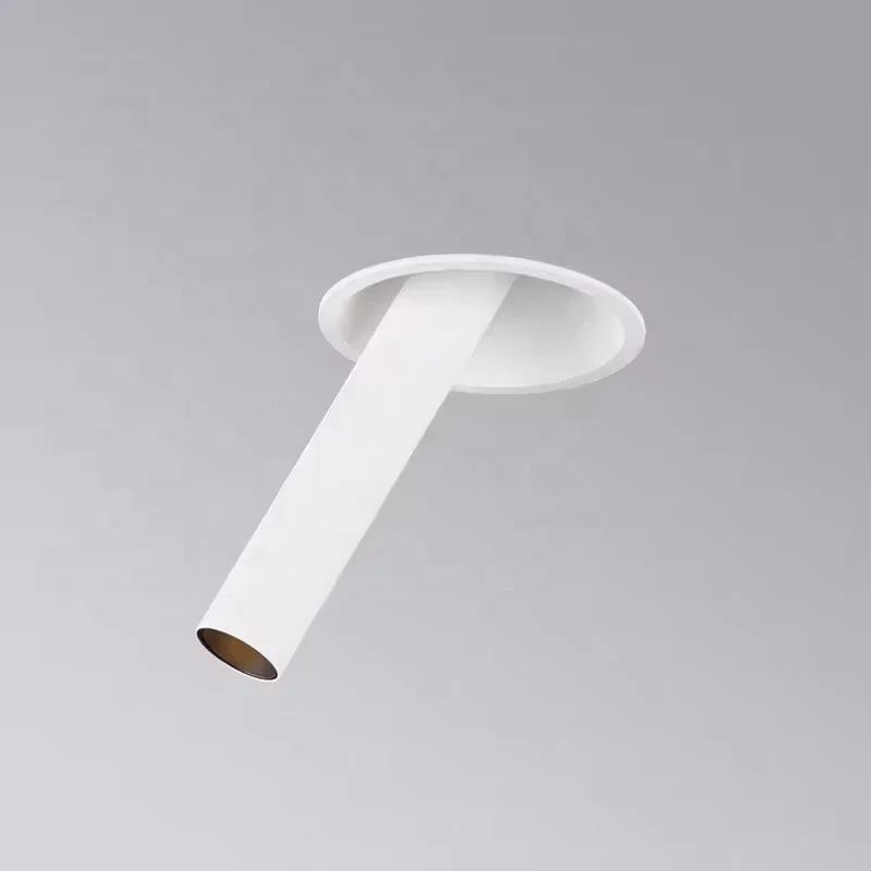 Living Room 7W Follow Anti Glare Spot Light Frame Long Tube Decorative Led Light Spot Led Ceiling Recessed Spot Lights