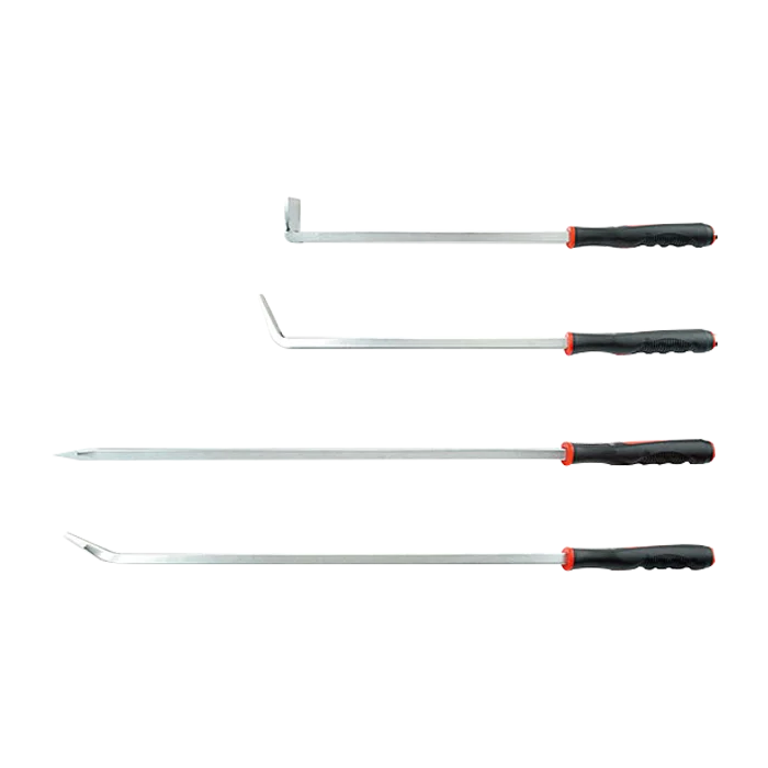 4 Pcs Jumbo Pry Bar Set Mechanic Pry Bar Hand Tools