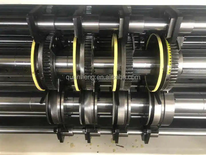 QH PACK corrugated  cardboard mini size flexo  printing slotter machine  / flexo printer slotter machine