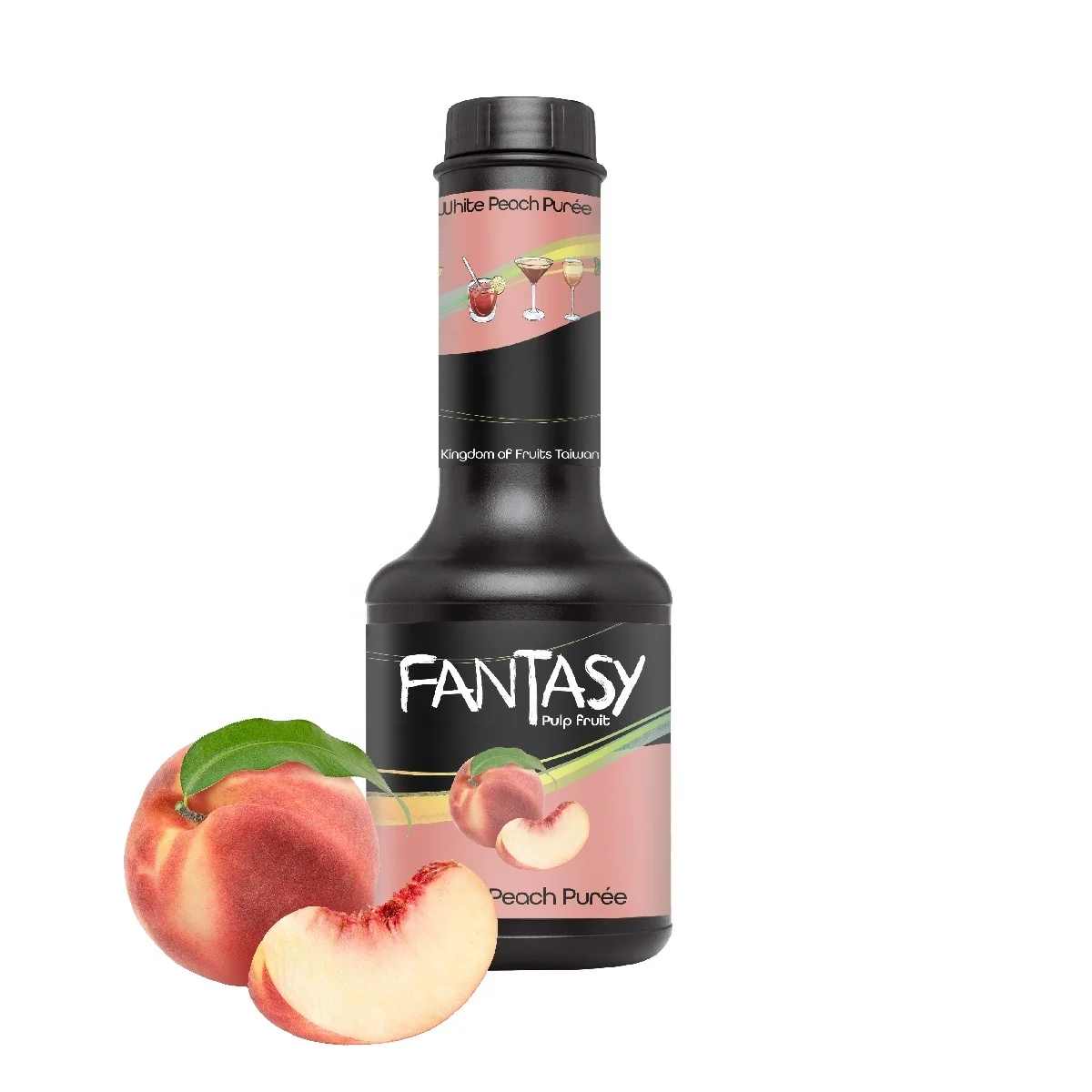 White Peach Fruit Puree ingredients for professional bars & bubble tea shops Fruit Puree