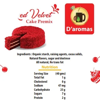 Red Velvet Cake Premix Powder