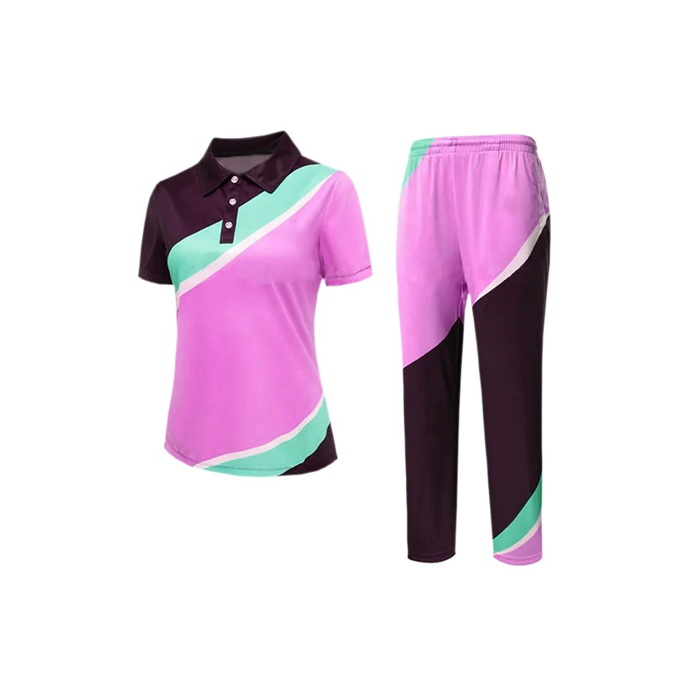 Custom full sublimation button sport t-shirts cricket uniform New Breathable Team Cricket Jersey Design Sport Jersey