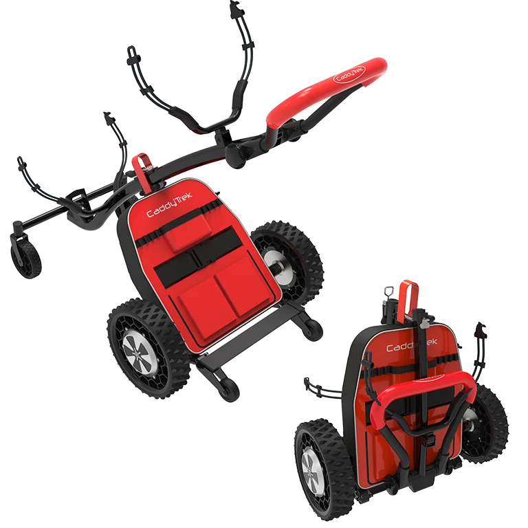 CaddyTrek Lithium Battery A.I. Vision Auto Follow Golf Electric Trolley