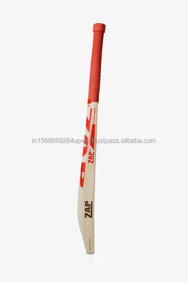 Best In Class Easy Hand Grip ZAP Vintage Obsolete Premium 5 Star English Willow Bat for Professionals Cricketing Use from India