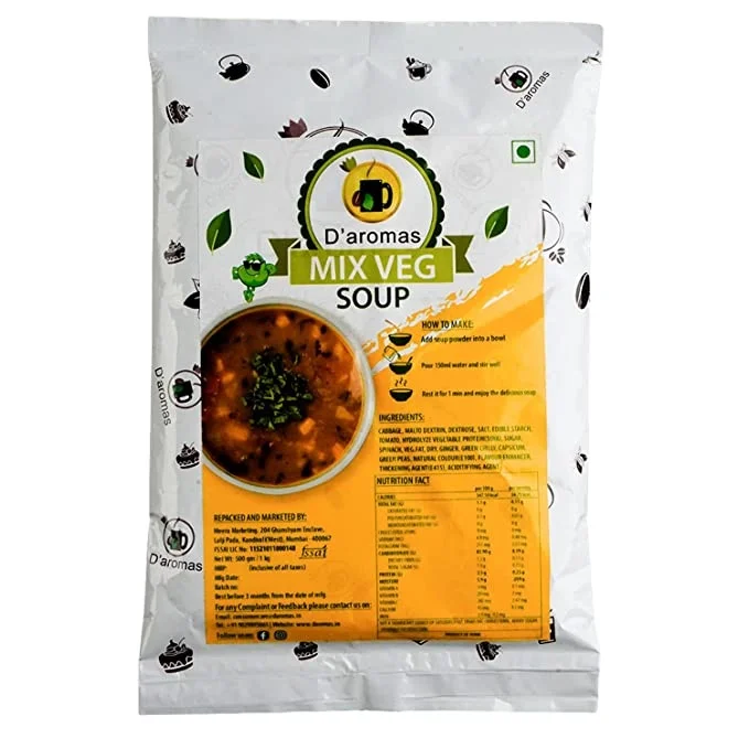 Instant Mix Veg Soup Premix Mix Powder Gluten Free & Vegan Healthy
