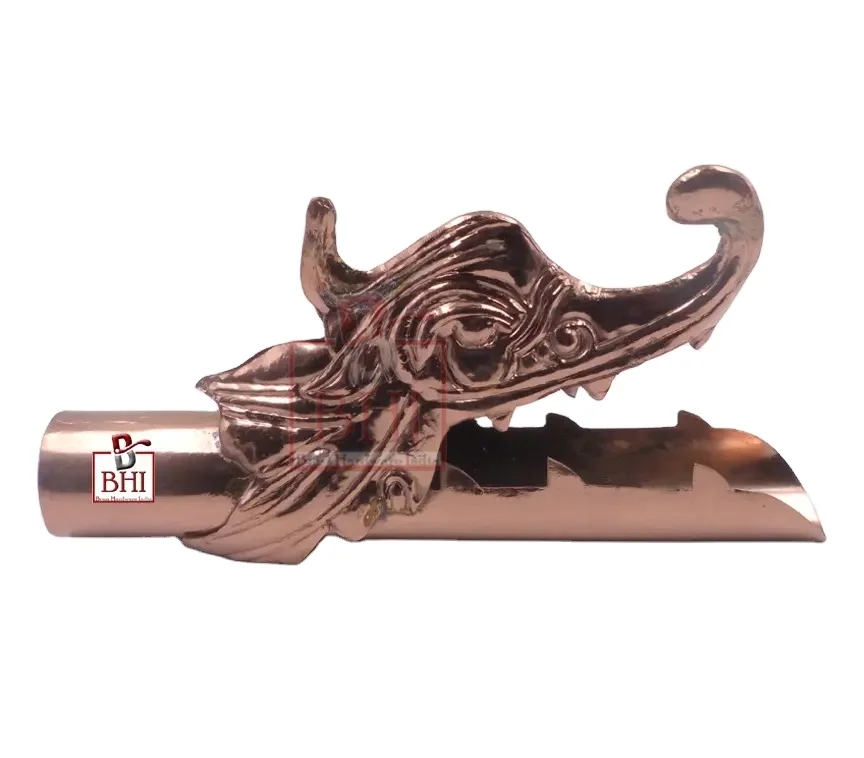 Copper dragon Head Shape water pipe Copper dragon head copper decorative roof rain drain