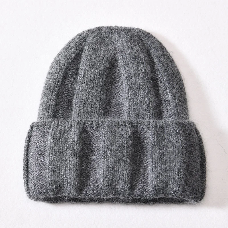 Высококачественная пользовательская брендовая этикетка оптовая продажа вязаная зимняя Лыжная шапочка из мериносовой шерсти для сланы Шапочка-бини