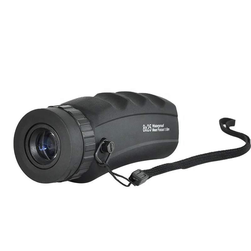 YJT0825D pocket HD waterproof handheld monocular 8x25 professional optical for hiking