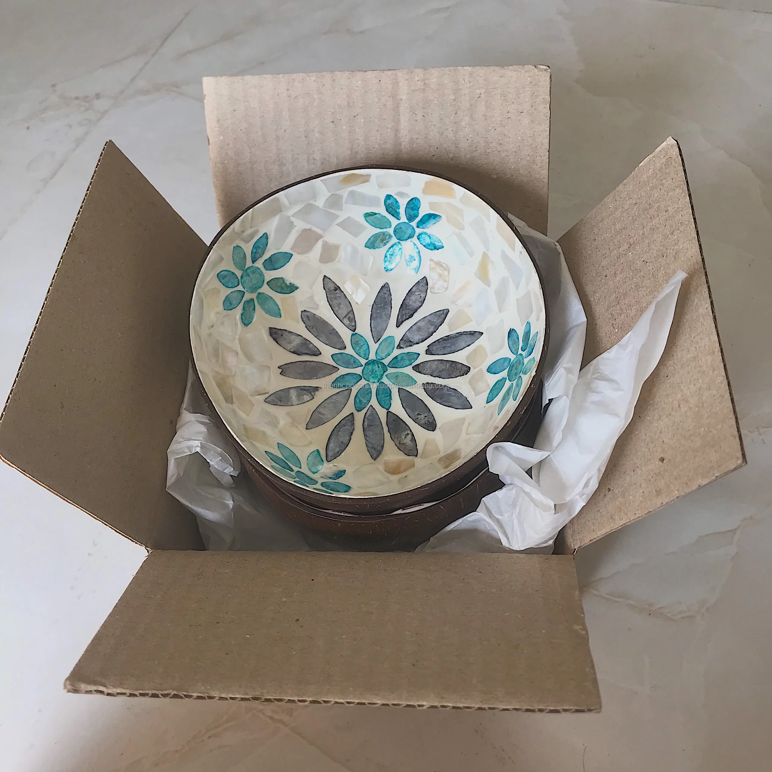 Натуральная Экологически чистая Кокосовая чаша/чаши из кокоса Вьетнам ручная работа дешевая покупка в большом количестве