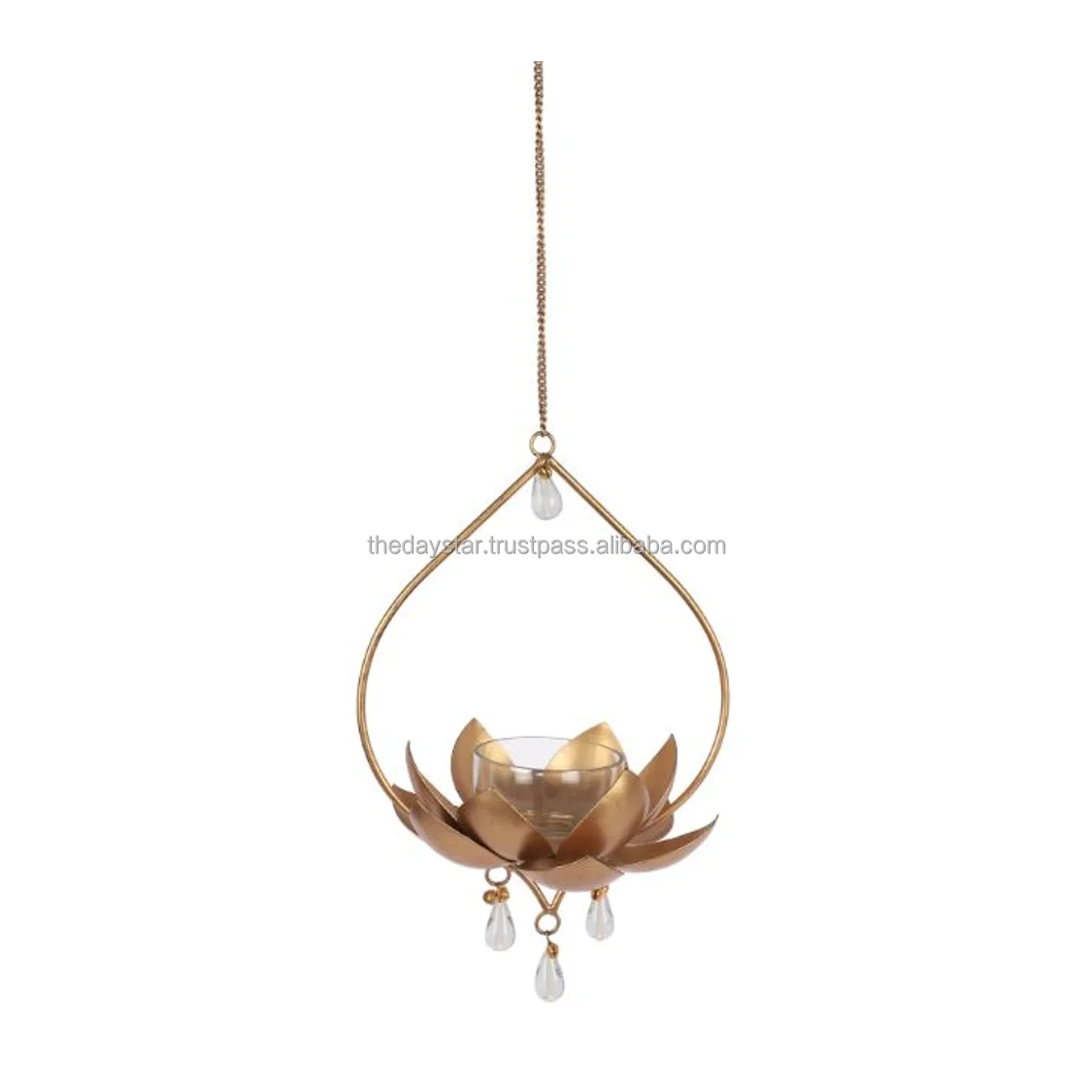 Customizable High Quality Metal T-light Holder Decorative Hanging For Home And Wedding Decor