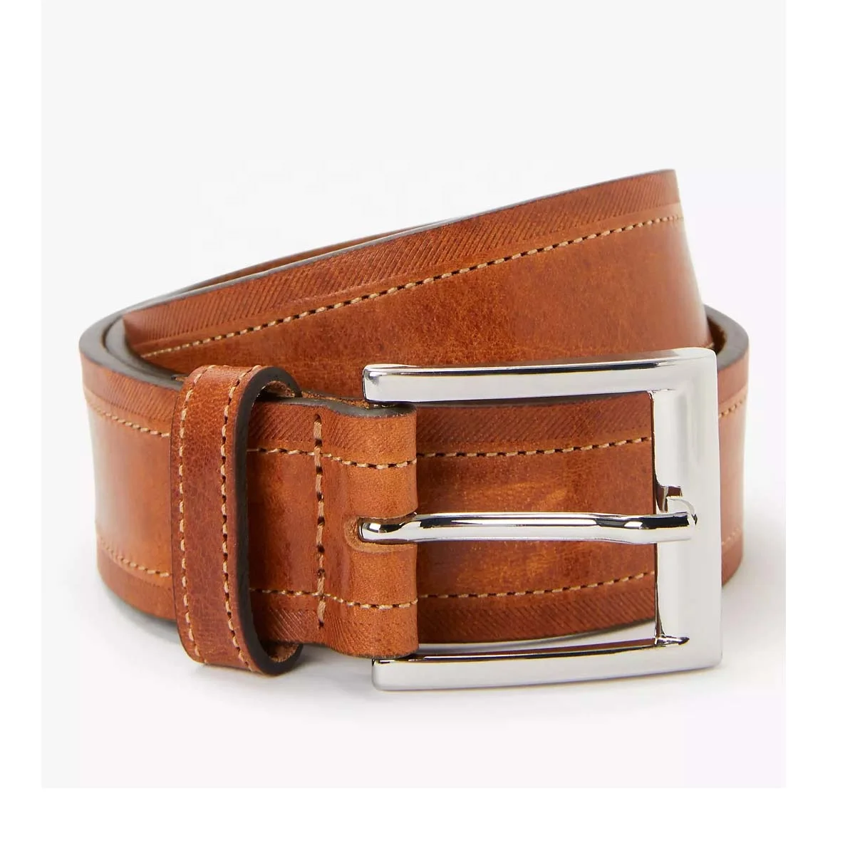 Мужской кожаный ремень из 100% натуральной кожи с пряжкой с язычком против царапин отлично подходит для джинсов Повседневный ковбойский и рабочая одежда