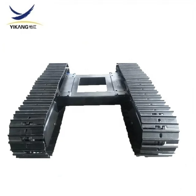 7 tons custom steel track undercarriage with motor reducing gear for drilling rig parts from China manufacturers