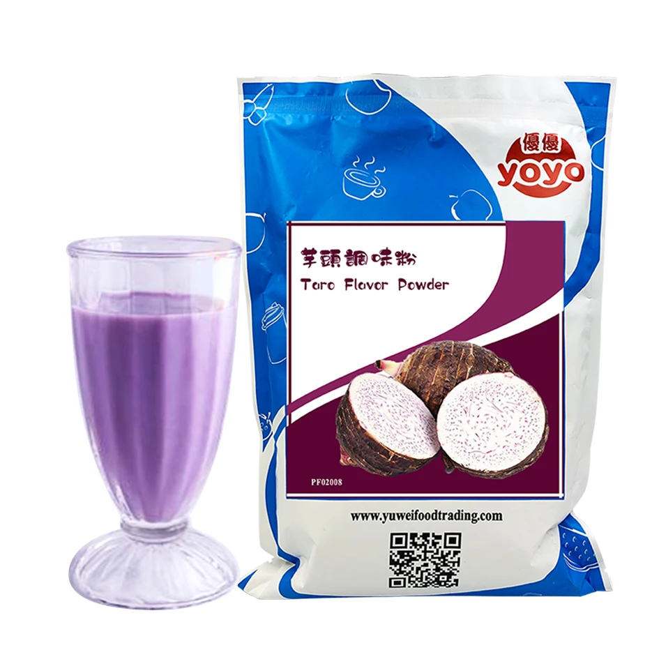 Taro Flavor Milk Tea Instant Powder Drink From Taiwam