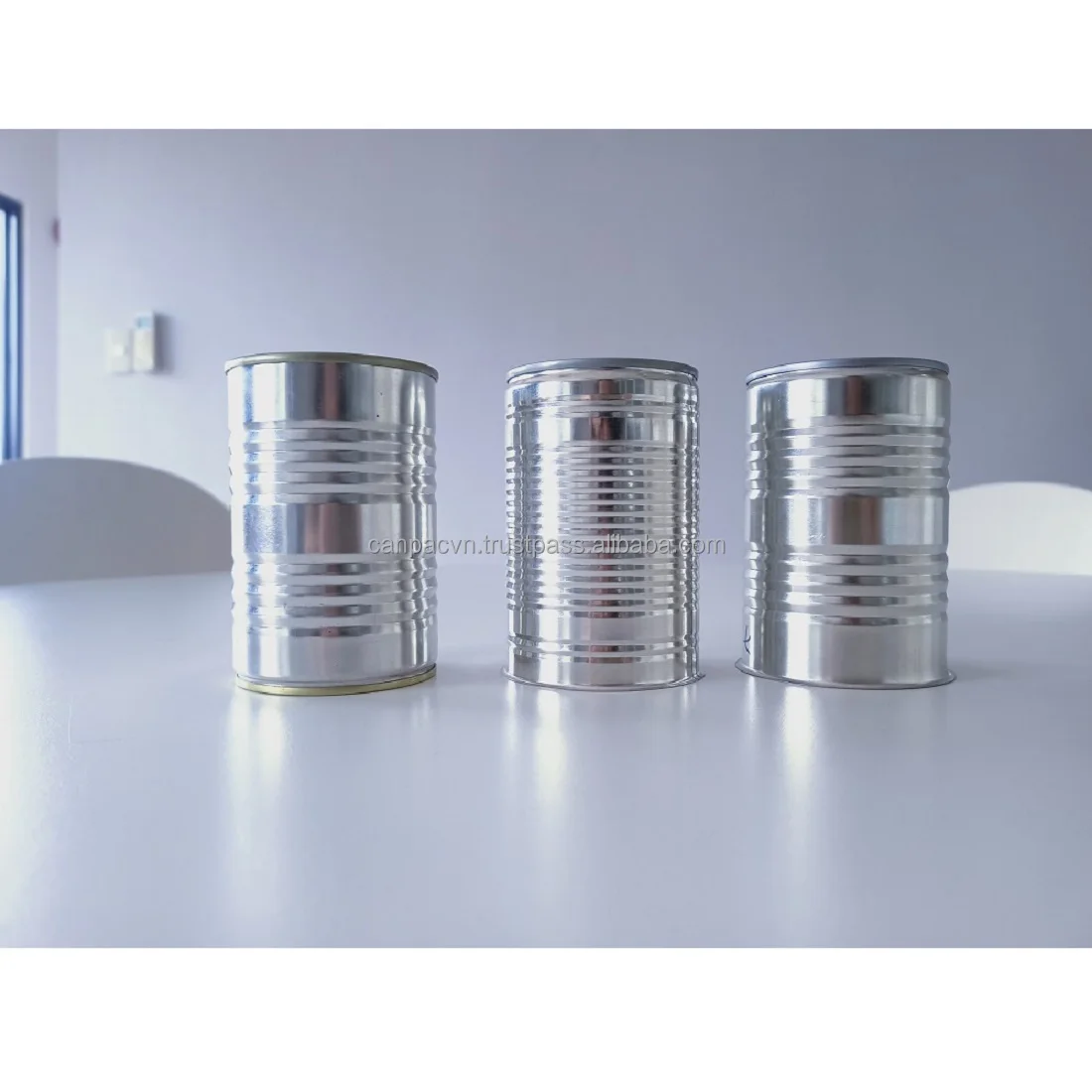 Вьетнамские экспортированные пустые жестяные банки диаметром 300-307 500 мл цилиндрическая форма для консервированных фруктов металлическая жесть