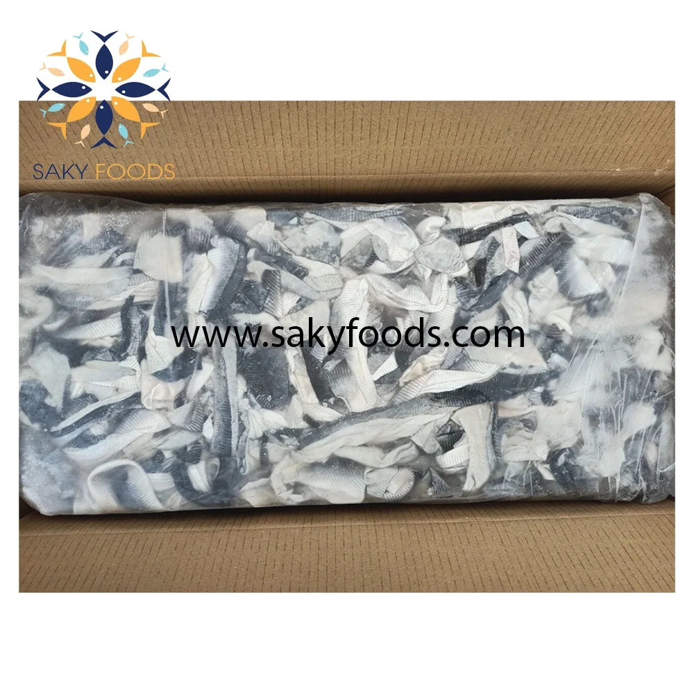 Frozen Pangasius skin, basa skin in blocks packing for SALE