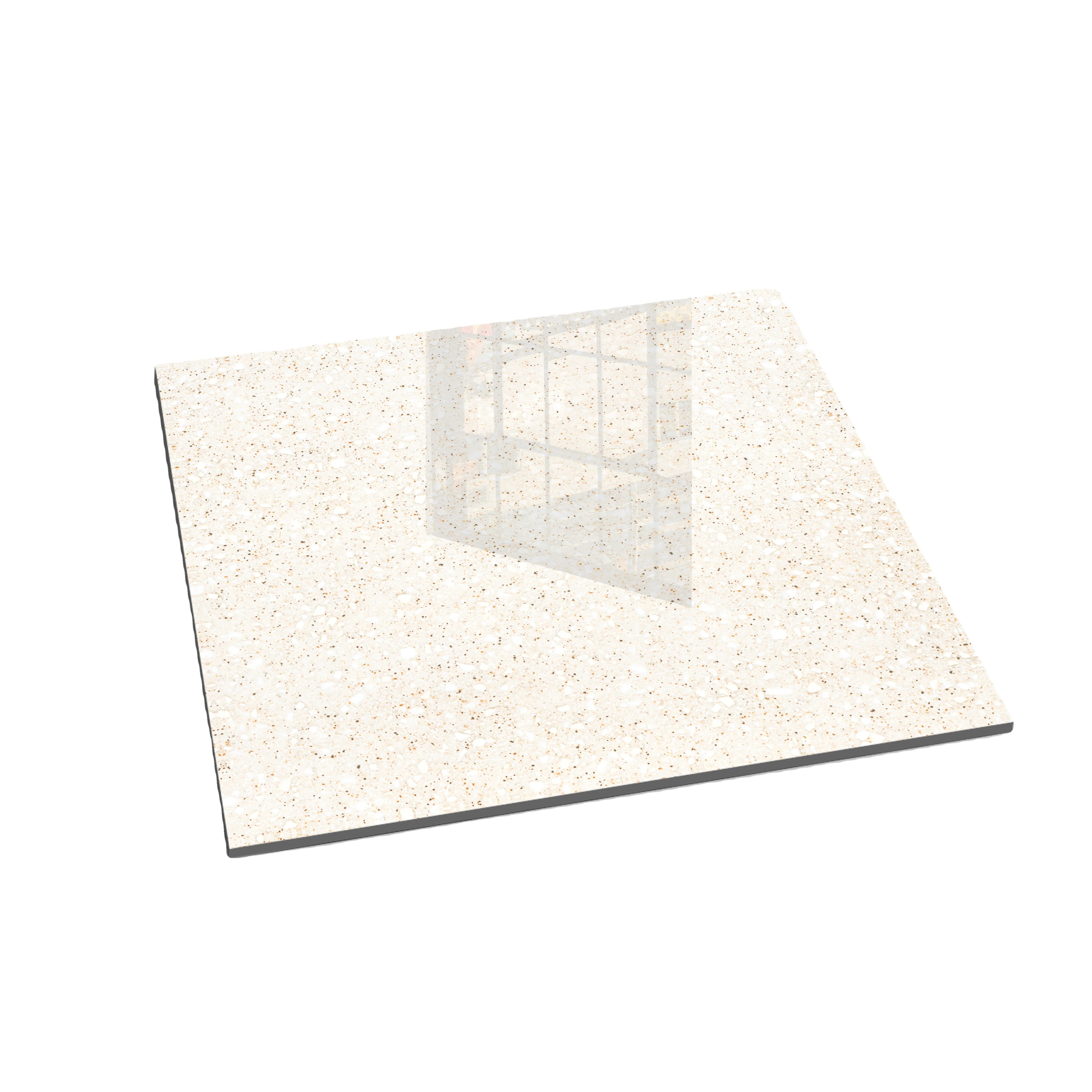 Super glossy and shiny finish surface 600*1200 mm  glod look porcelain polished glazed tiles