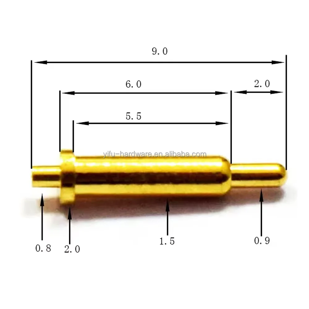 High Current Pogo Pin Elastic Contact Pin Over 2a 3a 5a 10a Current Pogo Pin Connector Spring Loaded Charging Thimble
