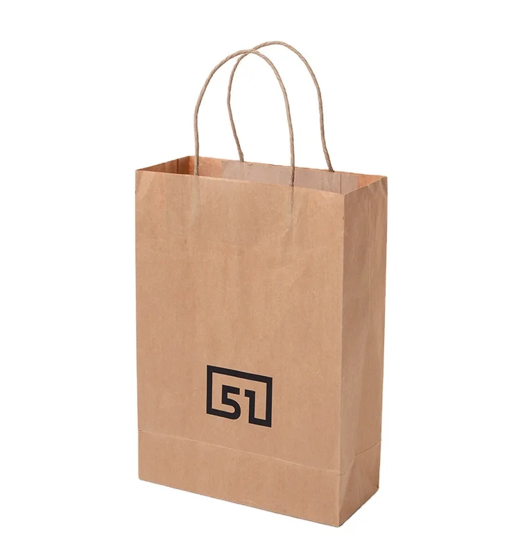 Kraft Paper Bag Making Machine Wholesale Kraft Food Packaging Bags With Handles