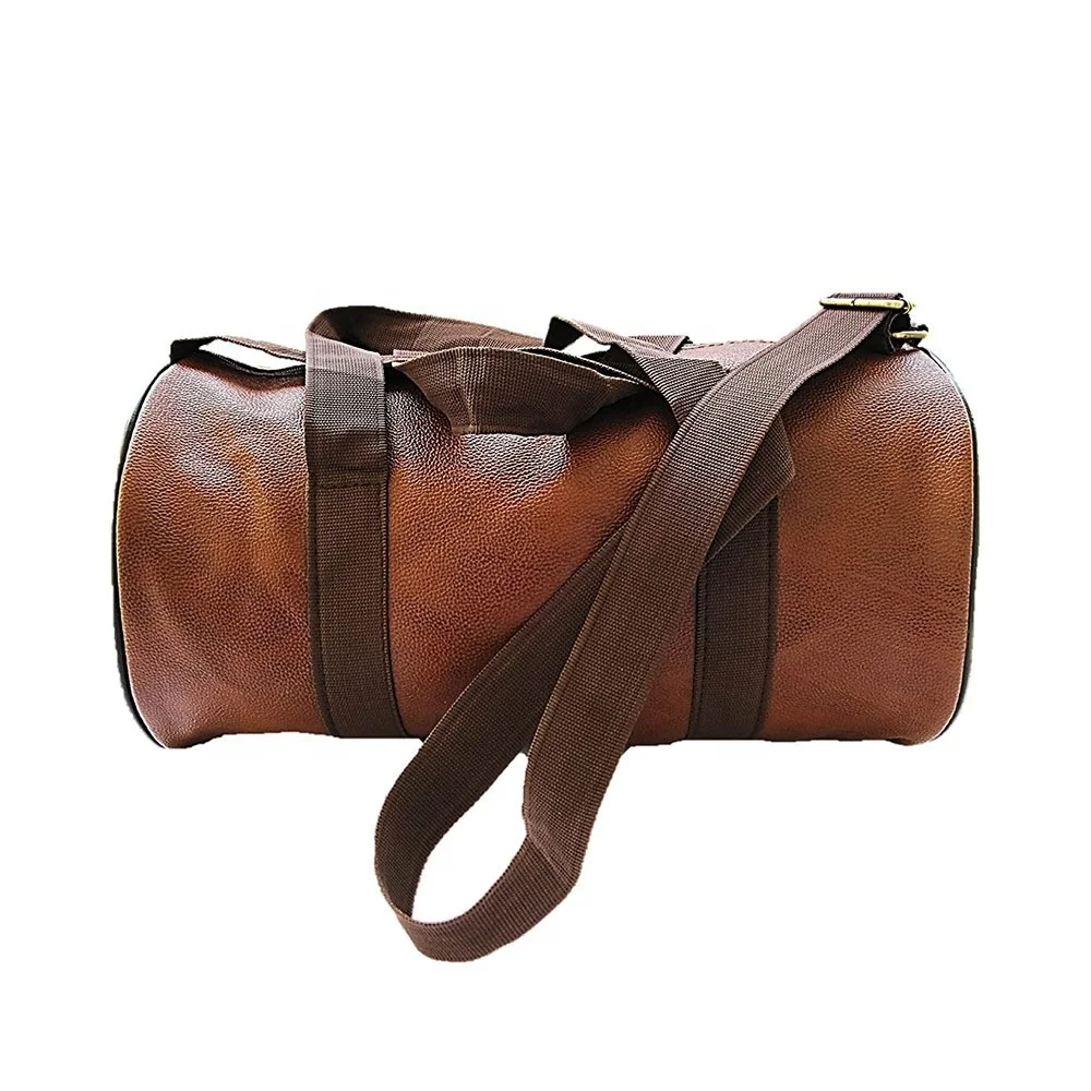 Top Quality Vintage Brown Leather Duffle Bag
