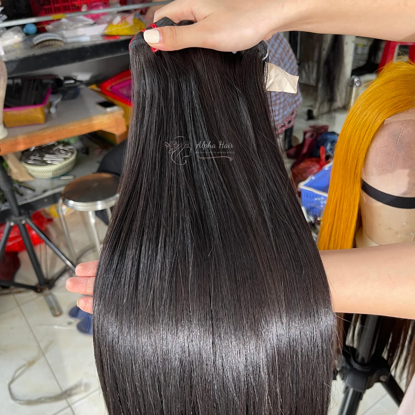 Number One Vietnamese Bone Straight Hair Bundles Top Hot Human Hair Extensions Glueless Full HD Lace Wig Virgin Hair Vendor