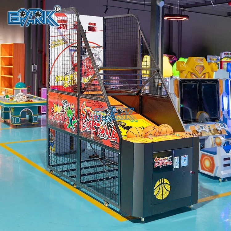 Coin-Operated Indoor Commercial Basketball Arcade Game Machine Children 1 Player Simulator Online Model Maquina De Baloncesto