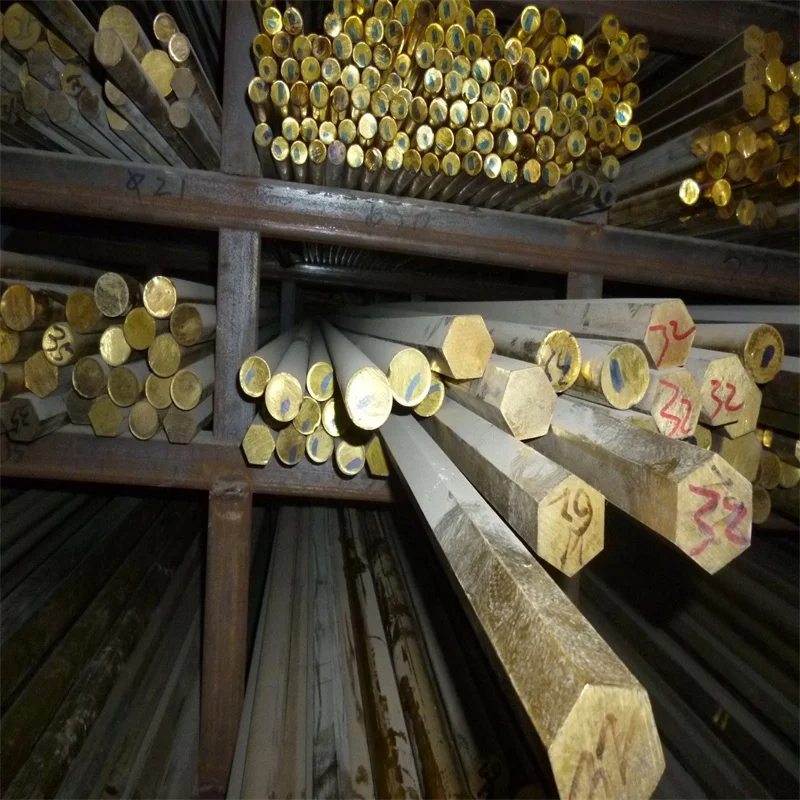 JIS ASTM Rod Alloy Brass Bar Chinese Price Brass Rod / Brass Bar