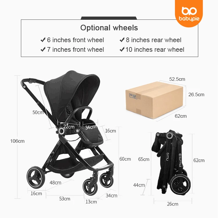 China Supply Wholesale Stroller Baby Free Shipping Baby Stroller To Russia Stroller For New Born Baby