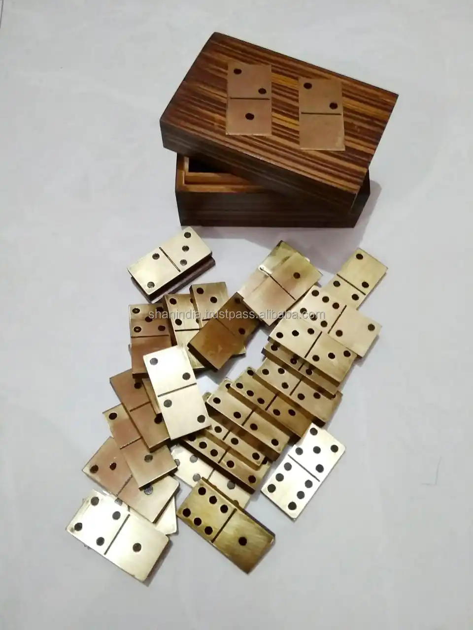High quality handmade material normal size  modern resin domino games for homes