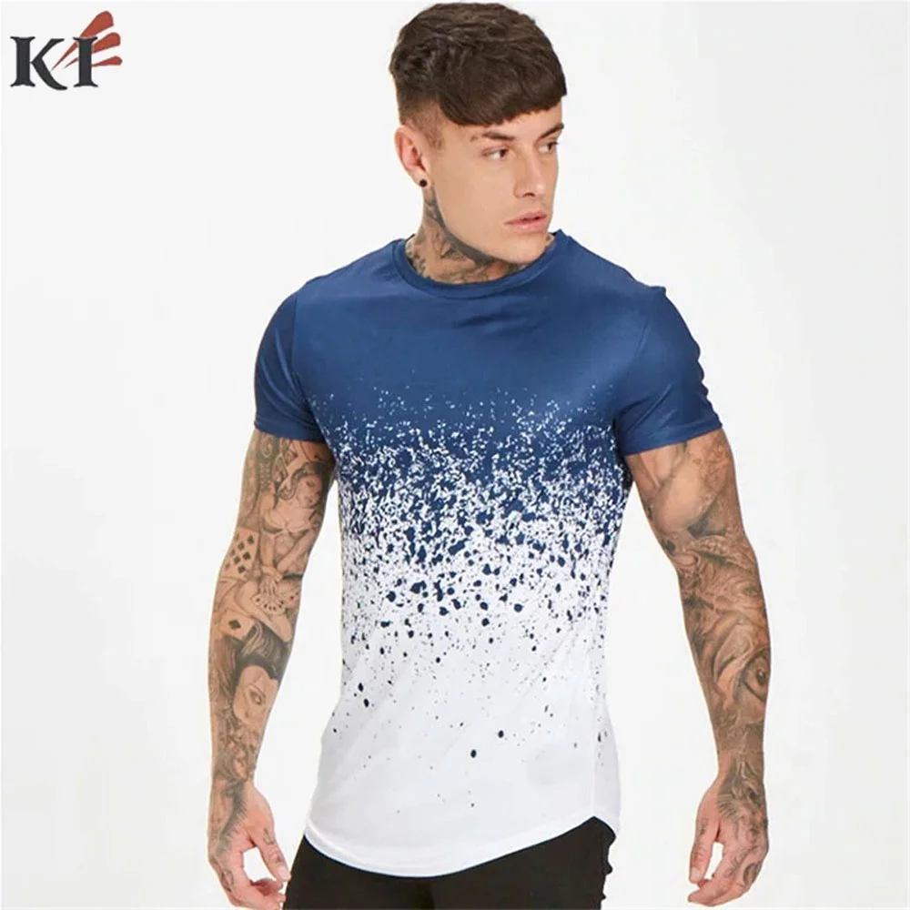 3D Sublimation Printed Men T Shirts Casual Wear Latest Design Top Quality Sportswear Sublimation T Shirts UK