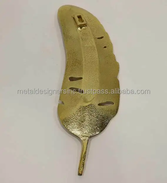 Aluminium Banana Leaf Silver & Gold Wall Art Home decor for Living Room, Bed Room and drawing Room