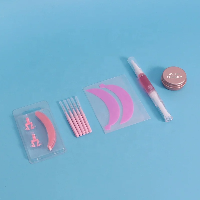 Reusable Silicone separation patches grafting Colorful lash lift shields glue balm Wholesale eyelash extension separator patches