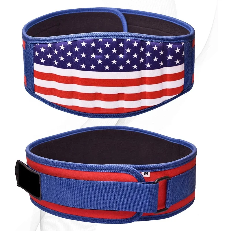 Custom Logo EVA Weightlifting Belt Wholesale Neoprene Fitness Weight Lifting Belt 6 inch Wide Lumbar Back Support Belt in Bulk